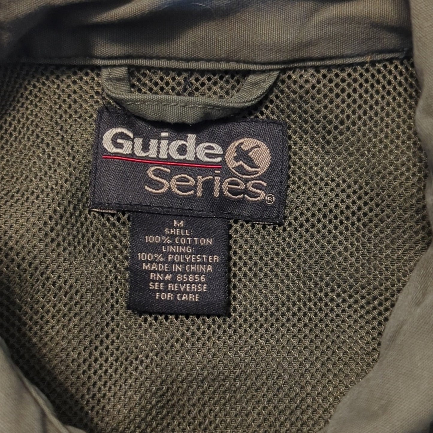 Guide Series Loden Green Utility Jacket/Button Down 100% Cotton Men's Size M