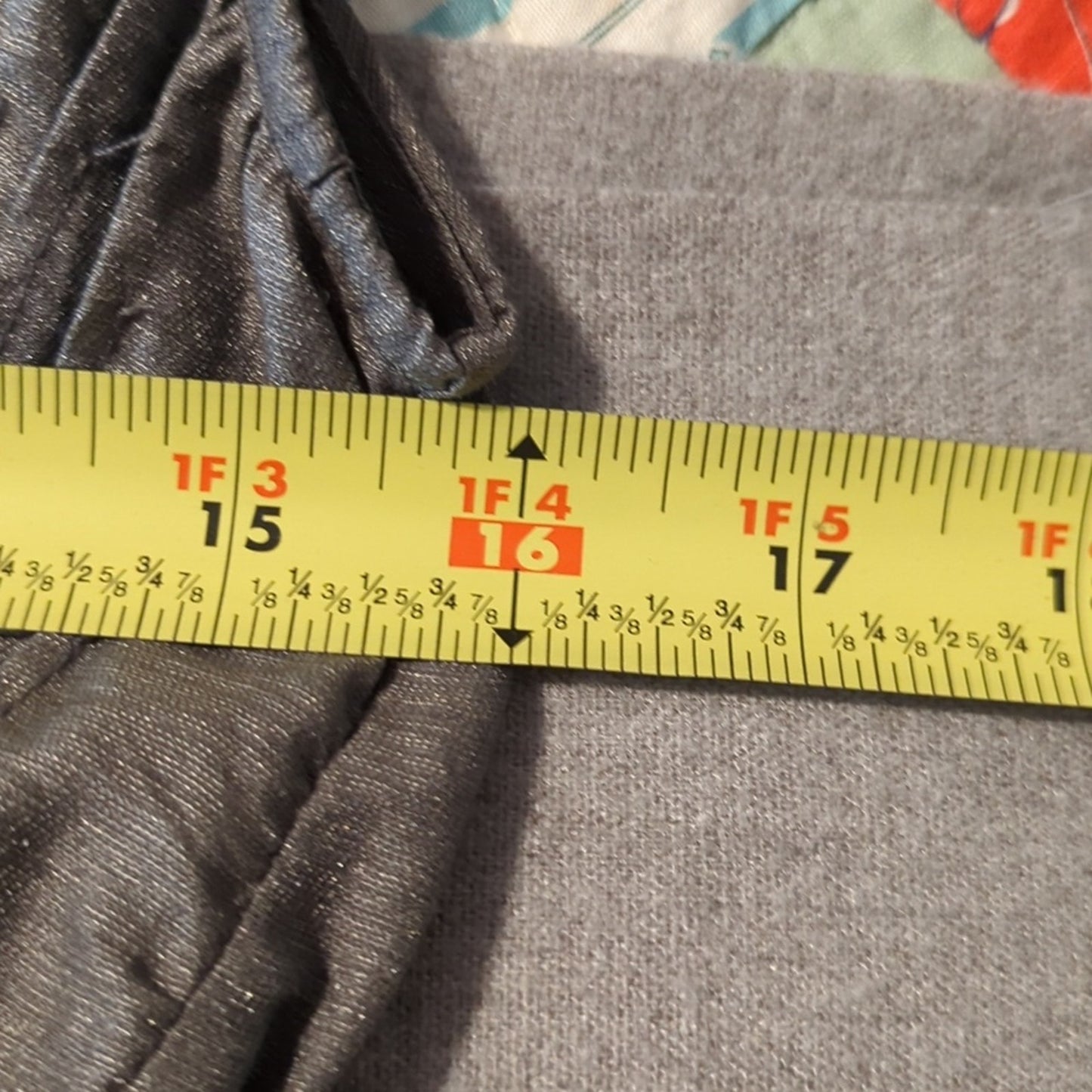Ya Los Angeles Gray Rosette Braided Trim Side Zip Scoop Neck Dress Women's Sz S