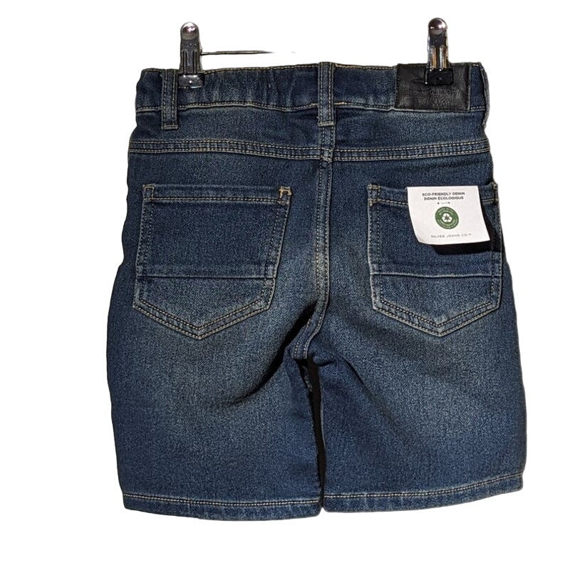 Silver Jeans Co. Derek Eco Friendly Denim Short, Medium Wash NWT Kids Size 6