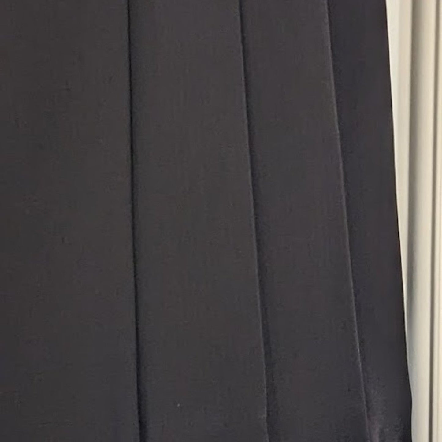 Harve Bernard Vintage Black Crepe Fully Lined Half Pleat Women's Sz 16 NWT Skirt