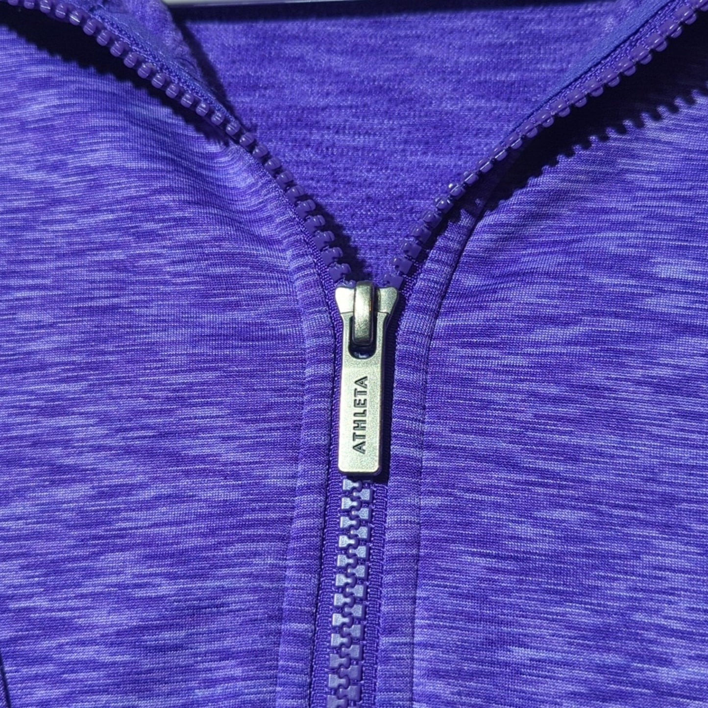 Athleta Women's Small Purple Full Zip Yoga Hoodie Sweatshirt Athleisure Sz S