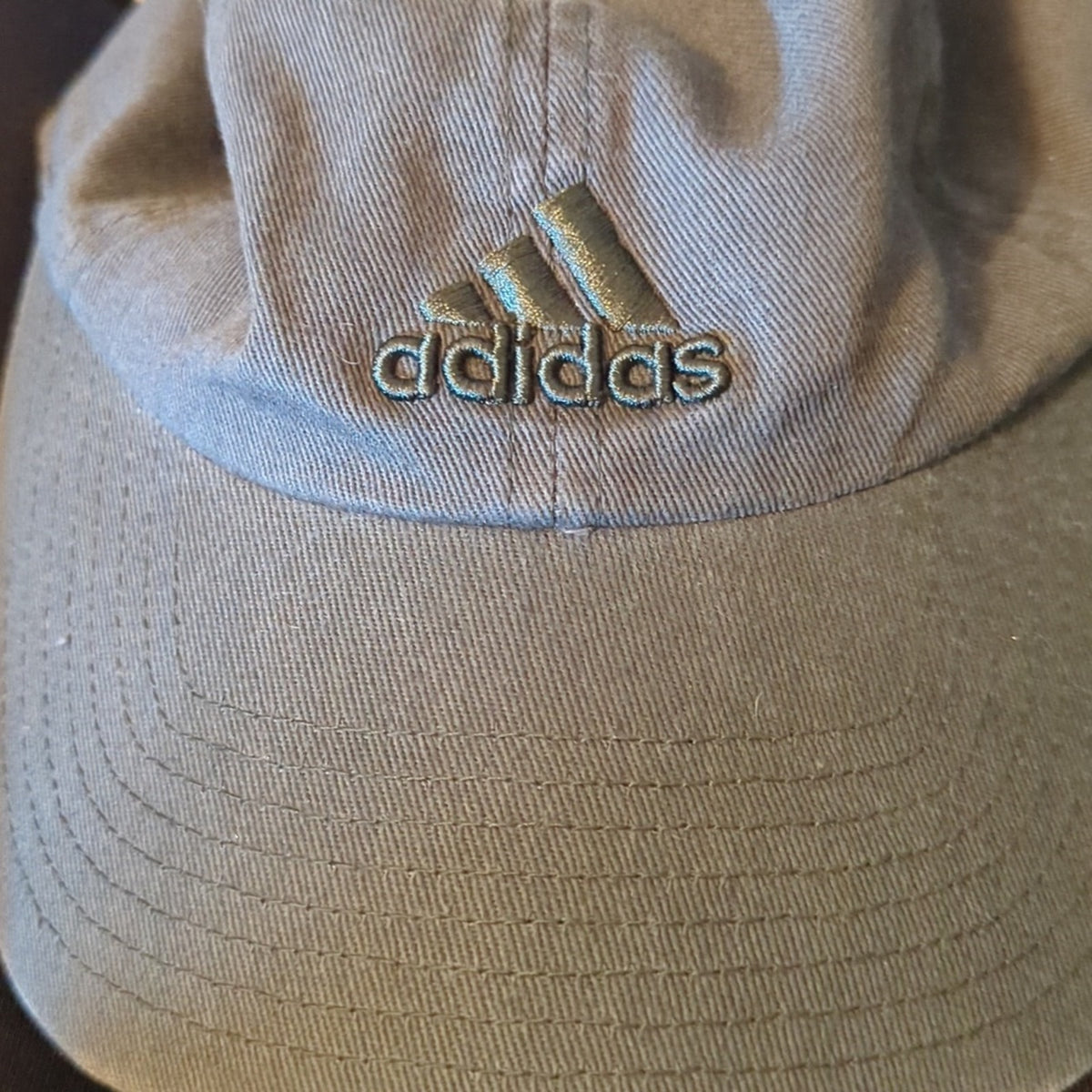Adidas Green on Green Embroidered Climalite 100% Cotton Adjustable Cap