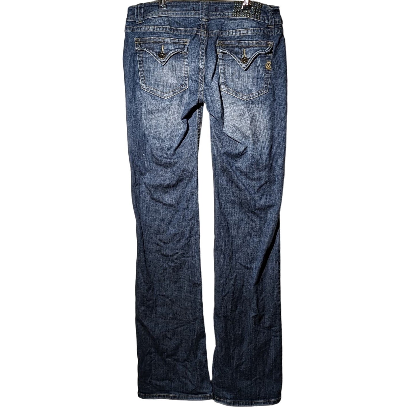 Vigold Embellished Boot Cut Faded Jean Junior Womens Size 11