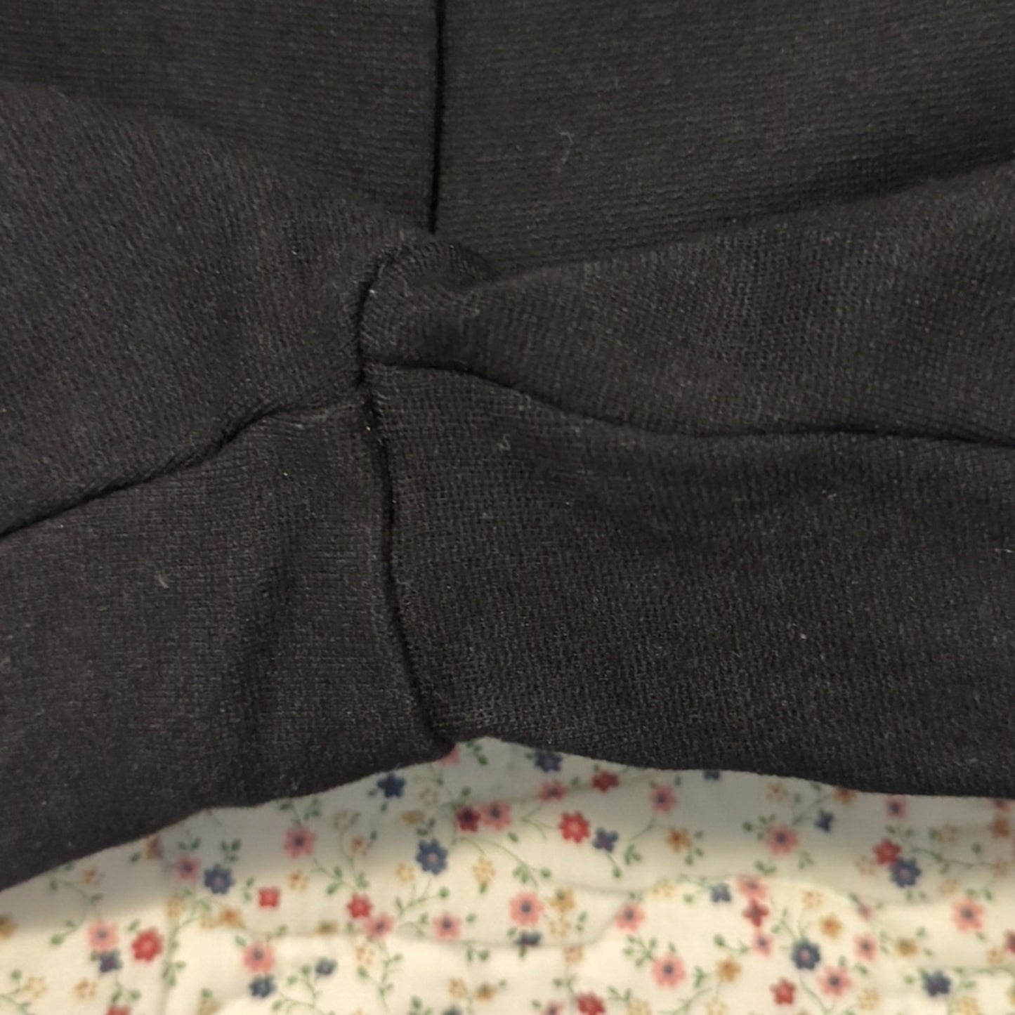 Chico's Black Zip Stretch Straight Leg Slash Pocket Dress Pant Women Sz 0 Short