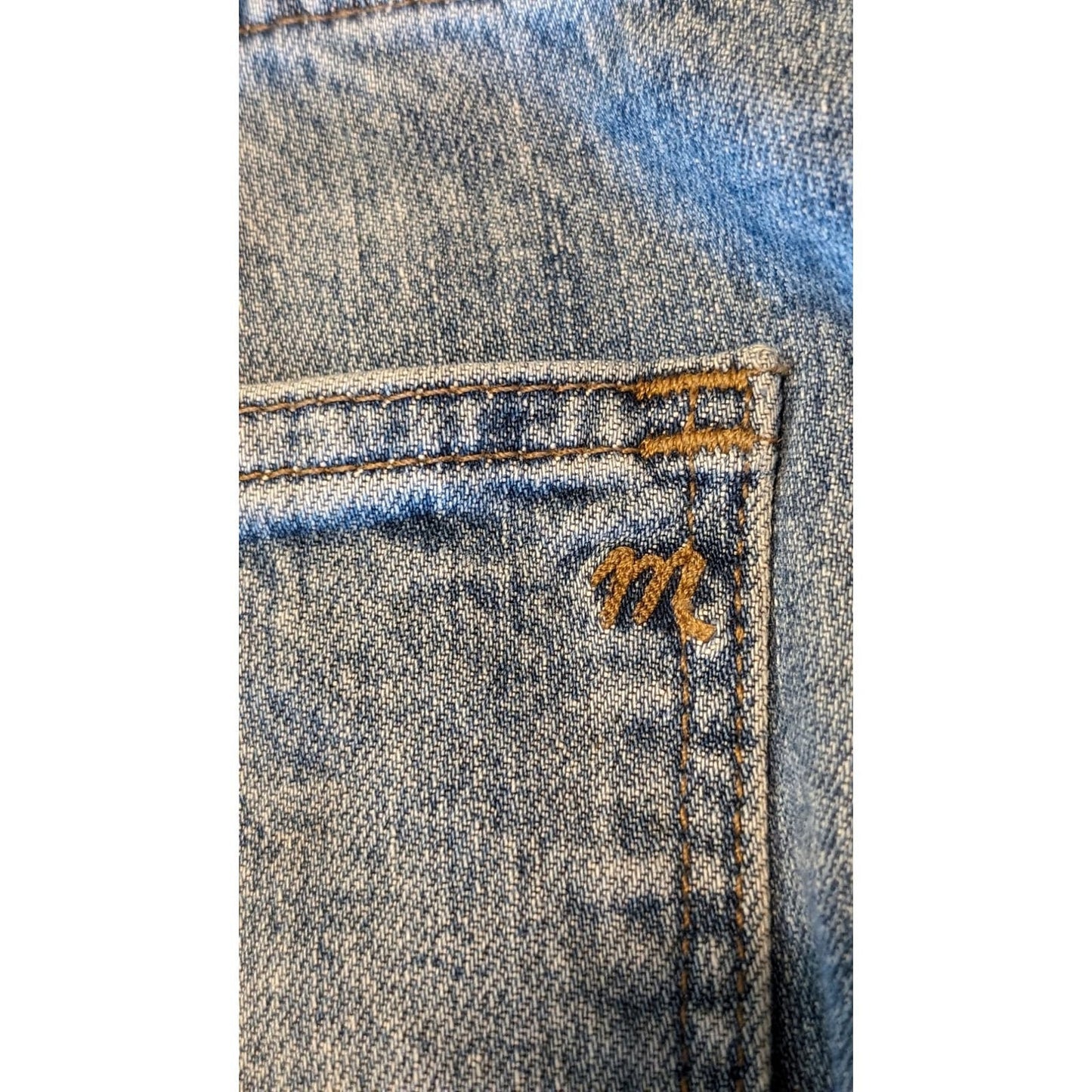 Madewell The High-Rise Slim Boyjean Distressed Stretch Jean Womens Sz 32T