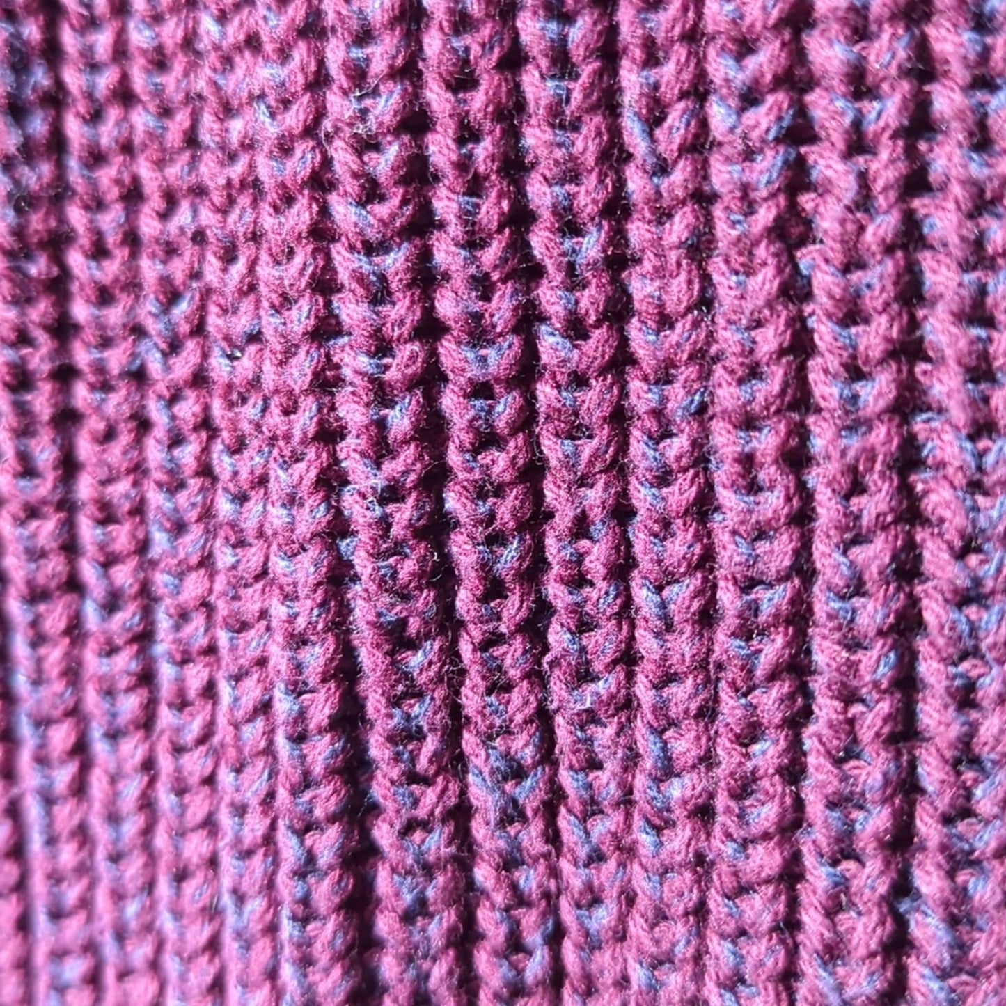 Ellen Tracy Port Marled Open Knit Pullover Rolled Neck Notched Hem Sweater Sz L