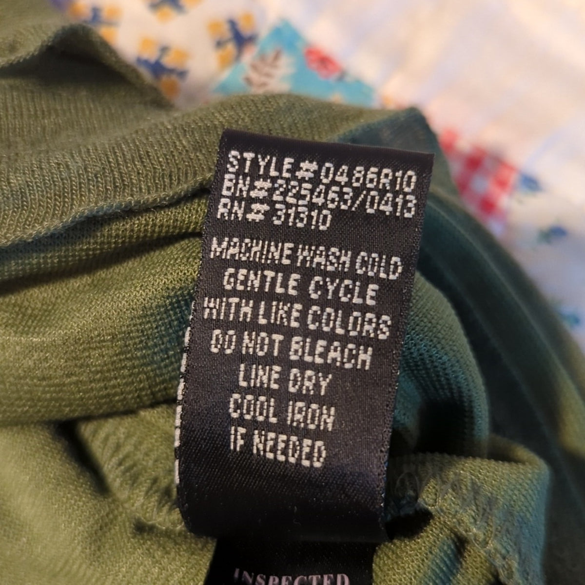 AGB NWT Moss Green Layered Ruffle Ruch Cap Sleeve Stretch Top Women's Size L