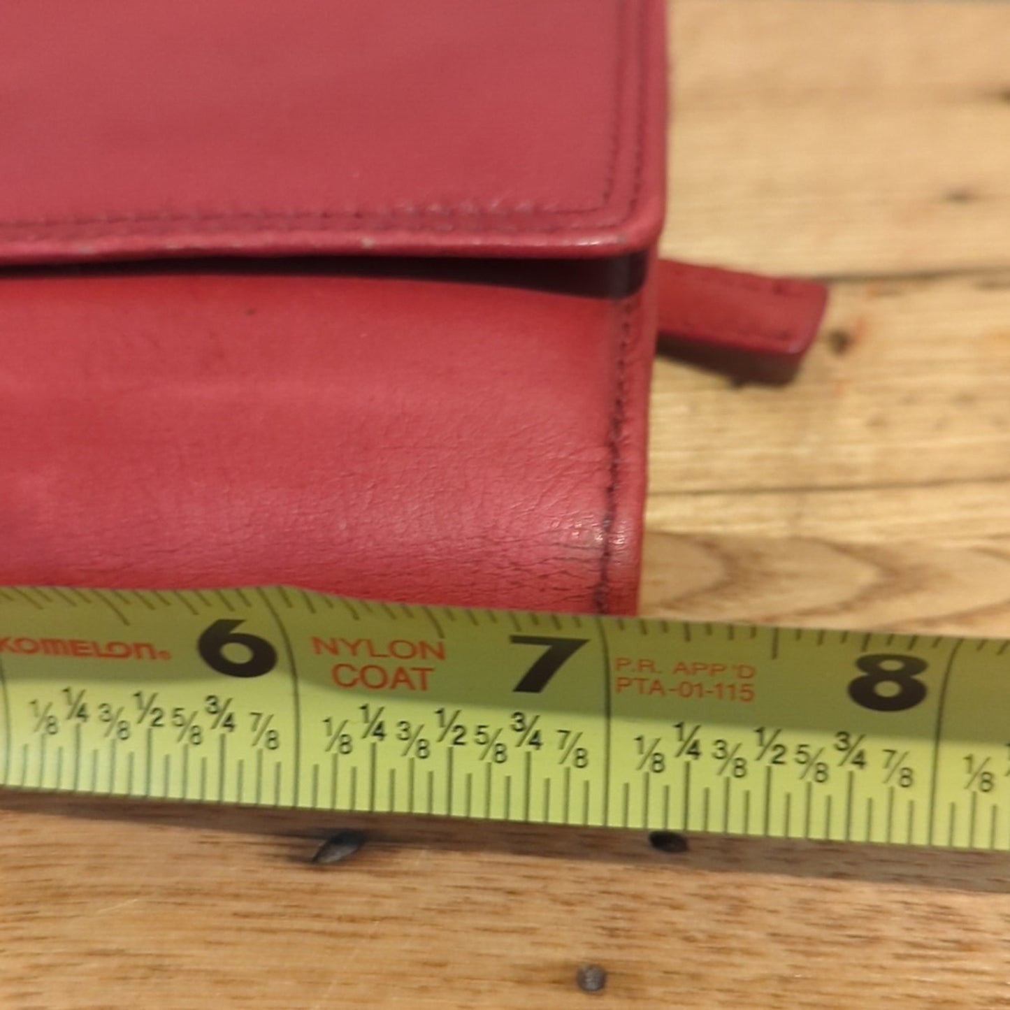 Vintage Rolf's Cherry Red Leather Wallet