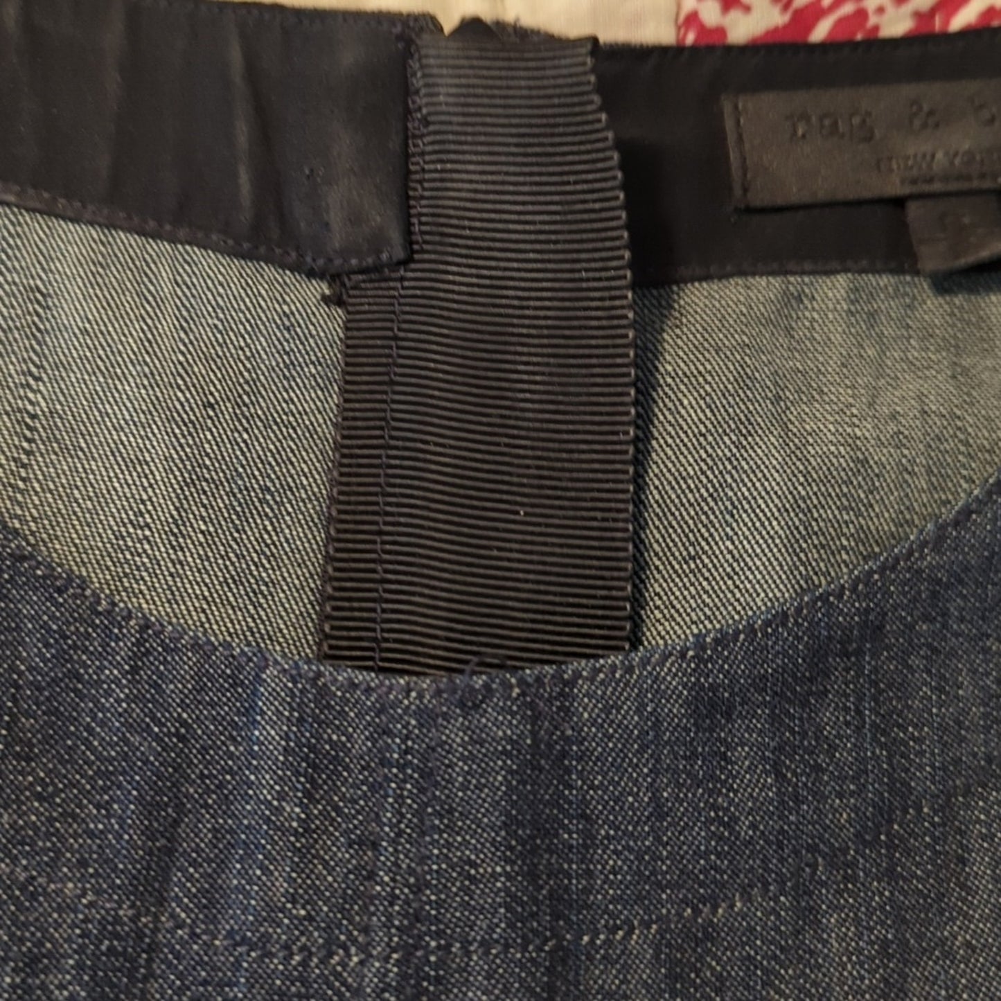 Rag & Bone Ryder Denim Pocket Sheath Dress Women's Size Petite S