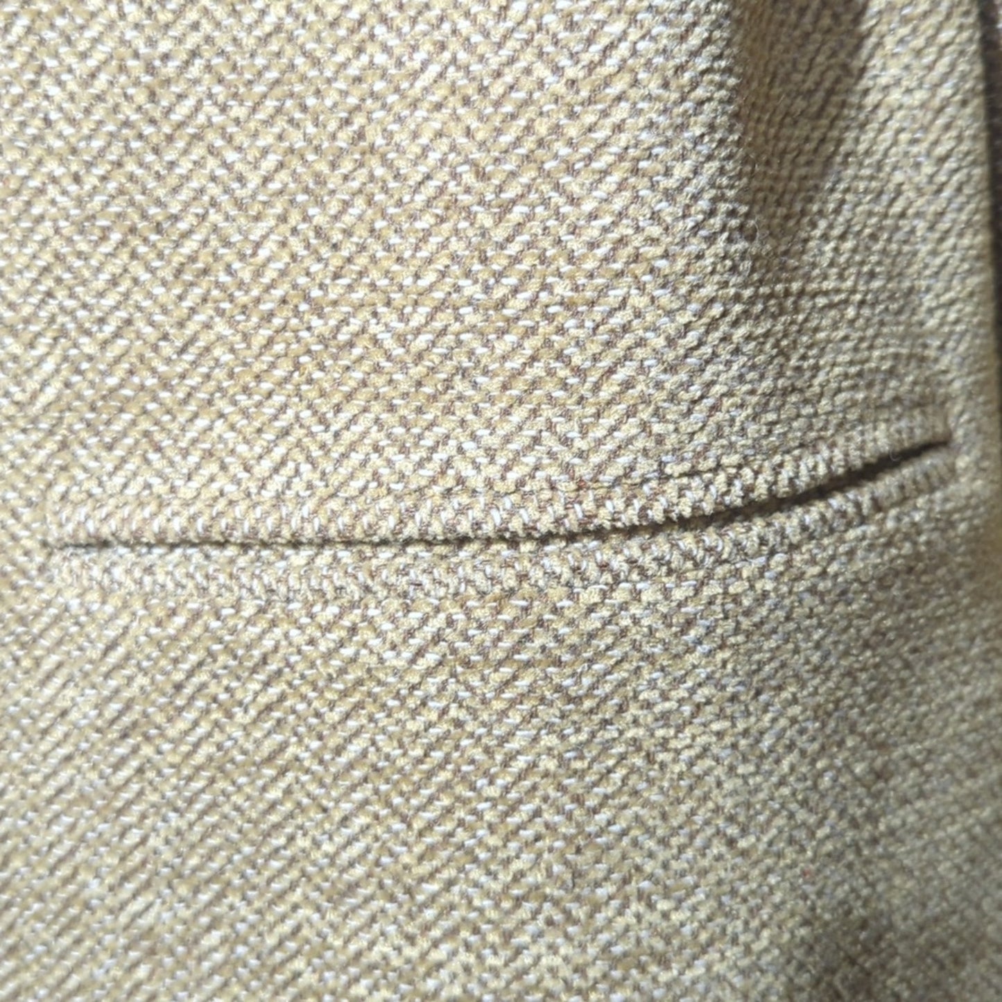 Madeleine Made in Germany Lightweight Herringbone 29" Long Jacket Women's Sz 14