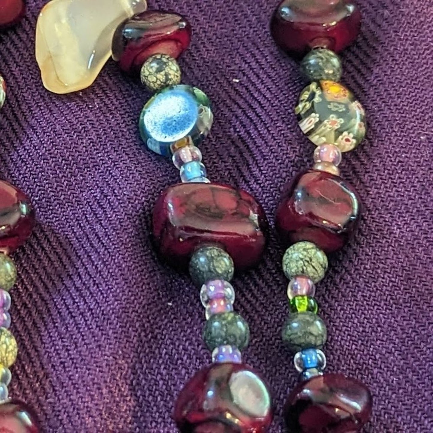 Gemstones & Beads 4 Strands For Jewelry Making