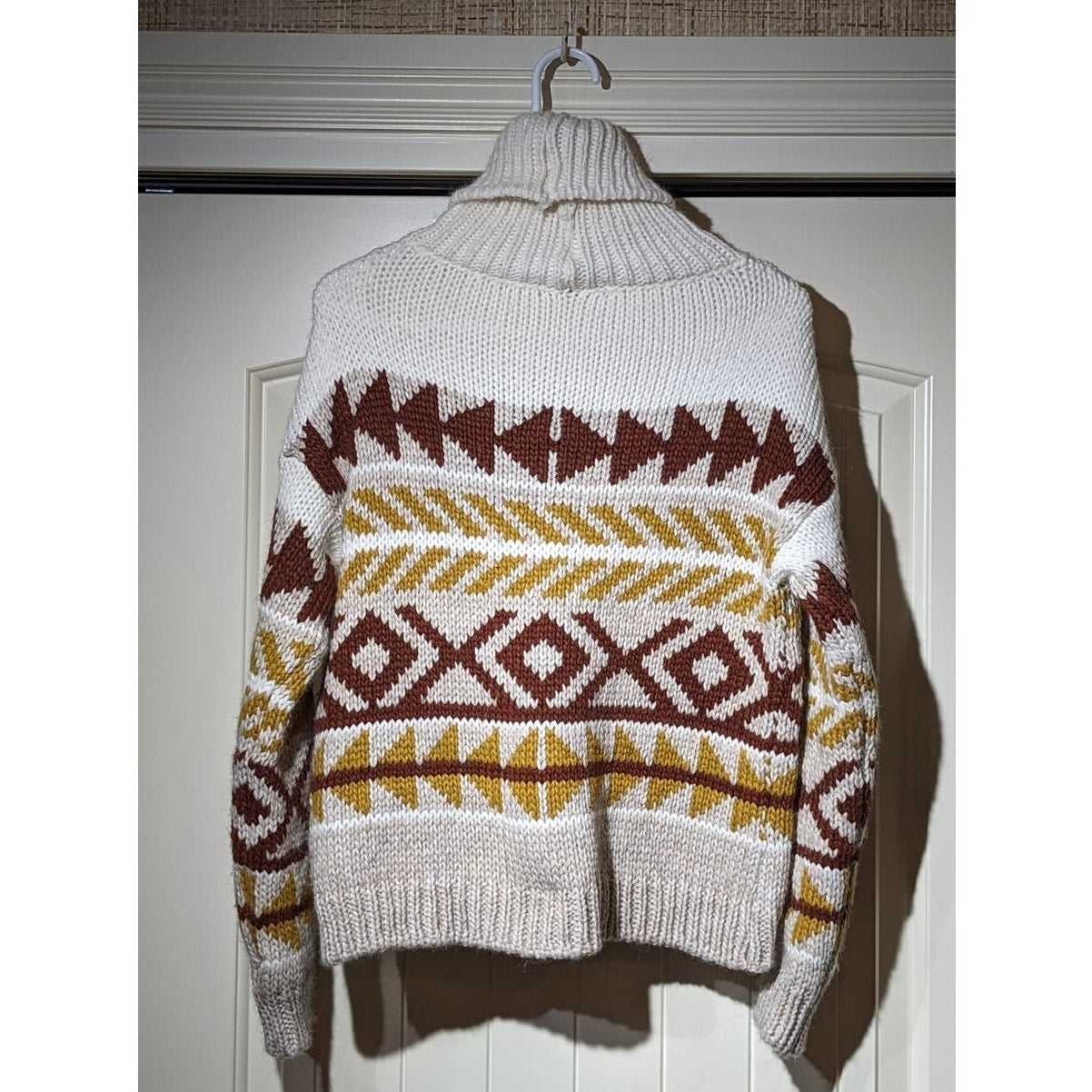 Elsamanda Anthropologie Wool Alpaca Blend Chunky Knit Sweater Womens Sz S