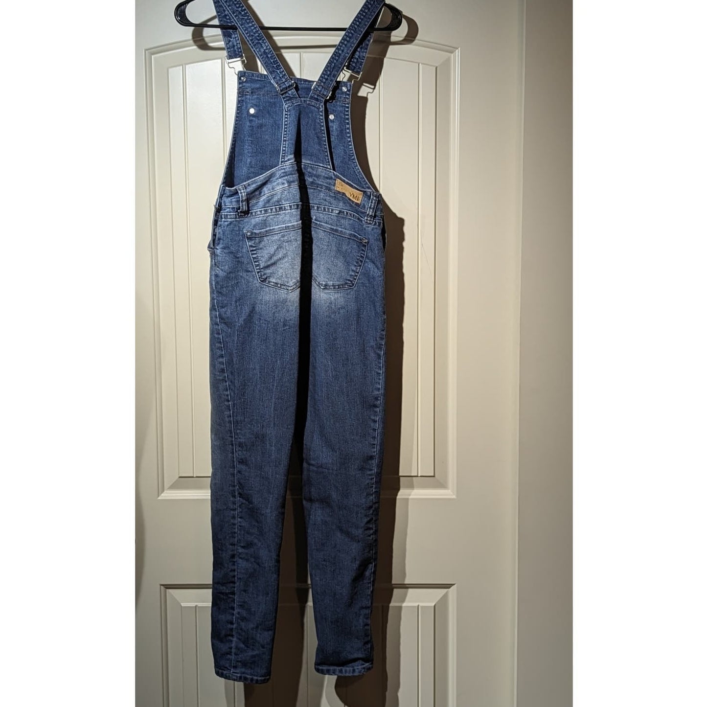 YMI Los Angeles USA Made Bib Overalls Blue Stretch Juniors Size 5