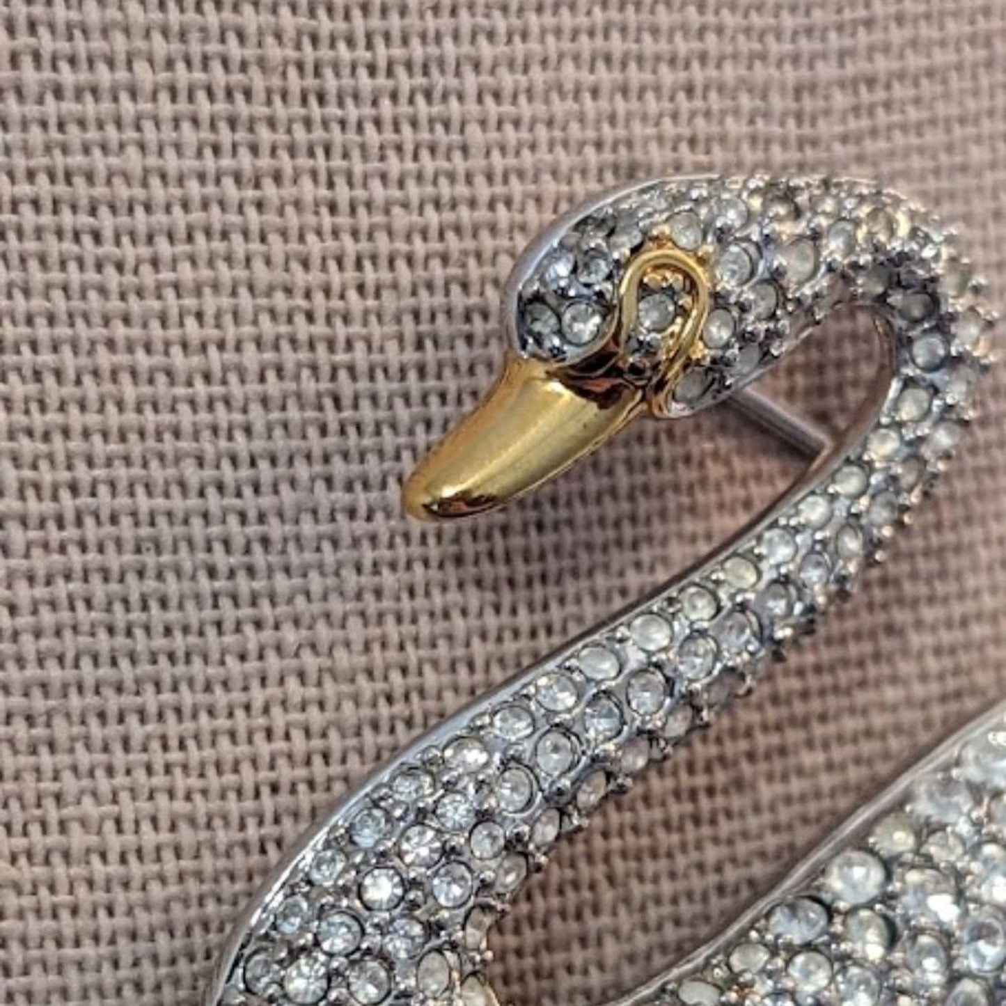 Swarovski Swan Brooch from before 2000 -- Vintage