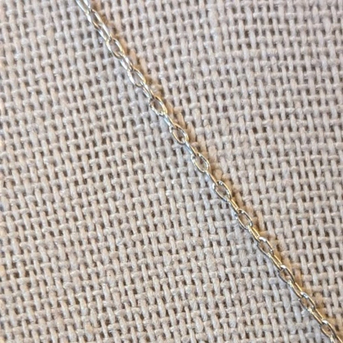 Vintage Crystal Cross on Italy 925 17" Chain