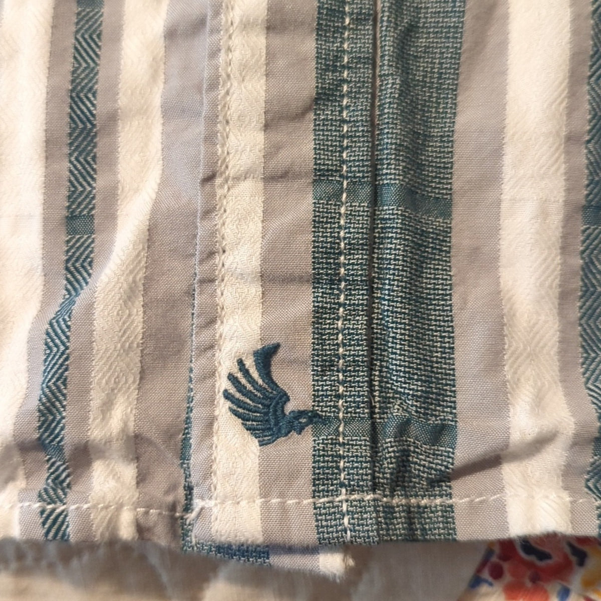 Cody James 100% Cotton Green Striped Pearl Snap Western Shirt Men's Size XL