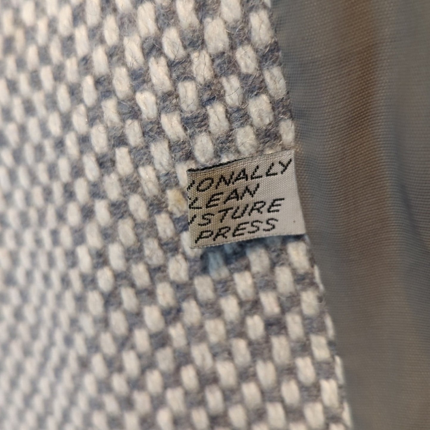 Spencer Douglas Vintage 80s Gray/Cream Tweed Wool Blend Car Coat Womens Sz 12