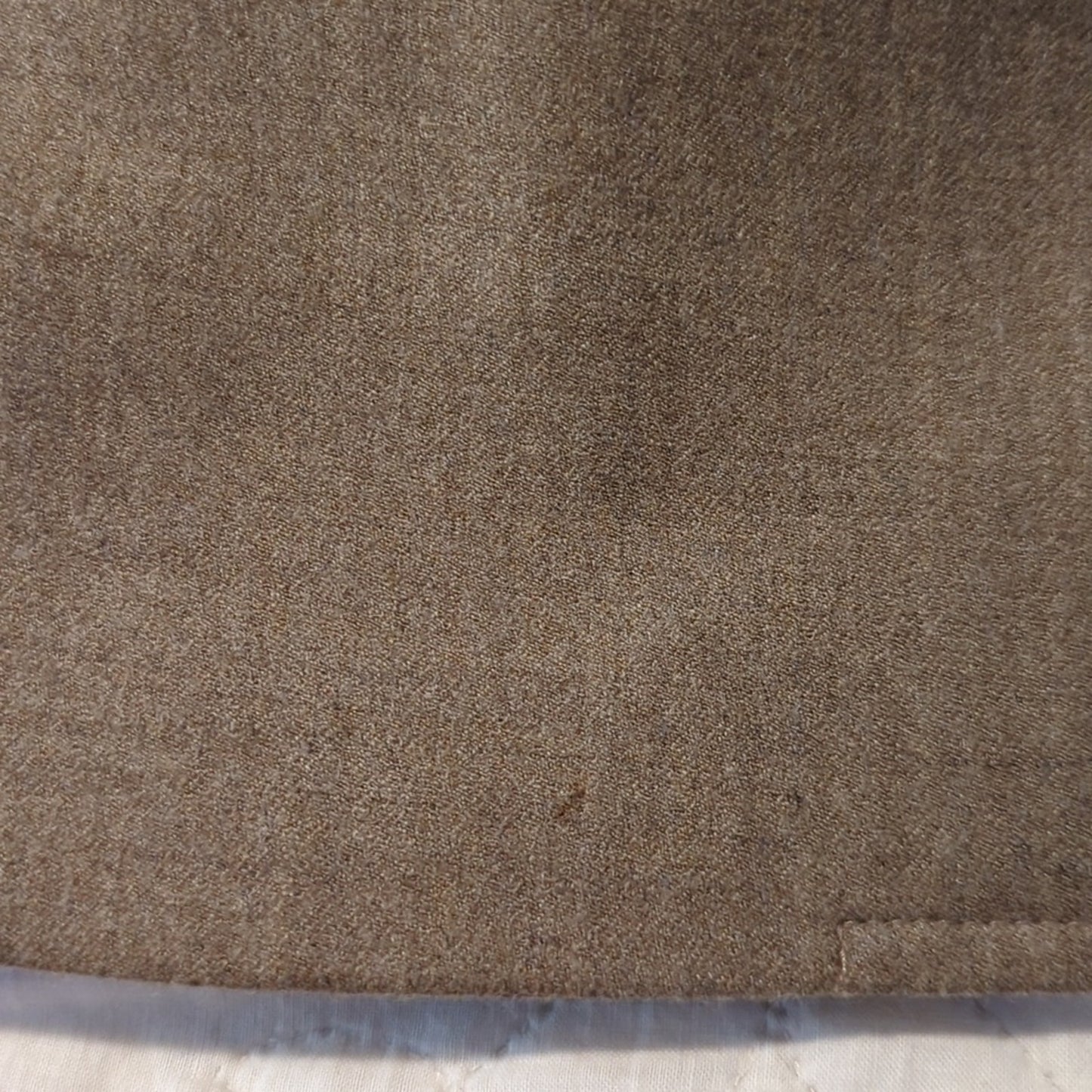 Talbots Tan Stretch Fabric Made in Italy Three Button Blazer Womens Plus Sz 12W