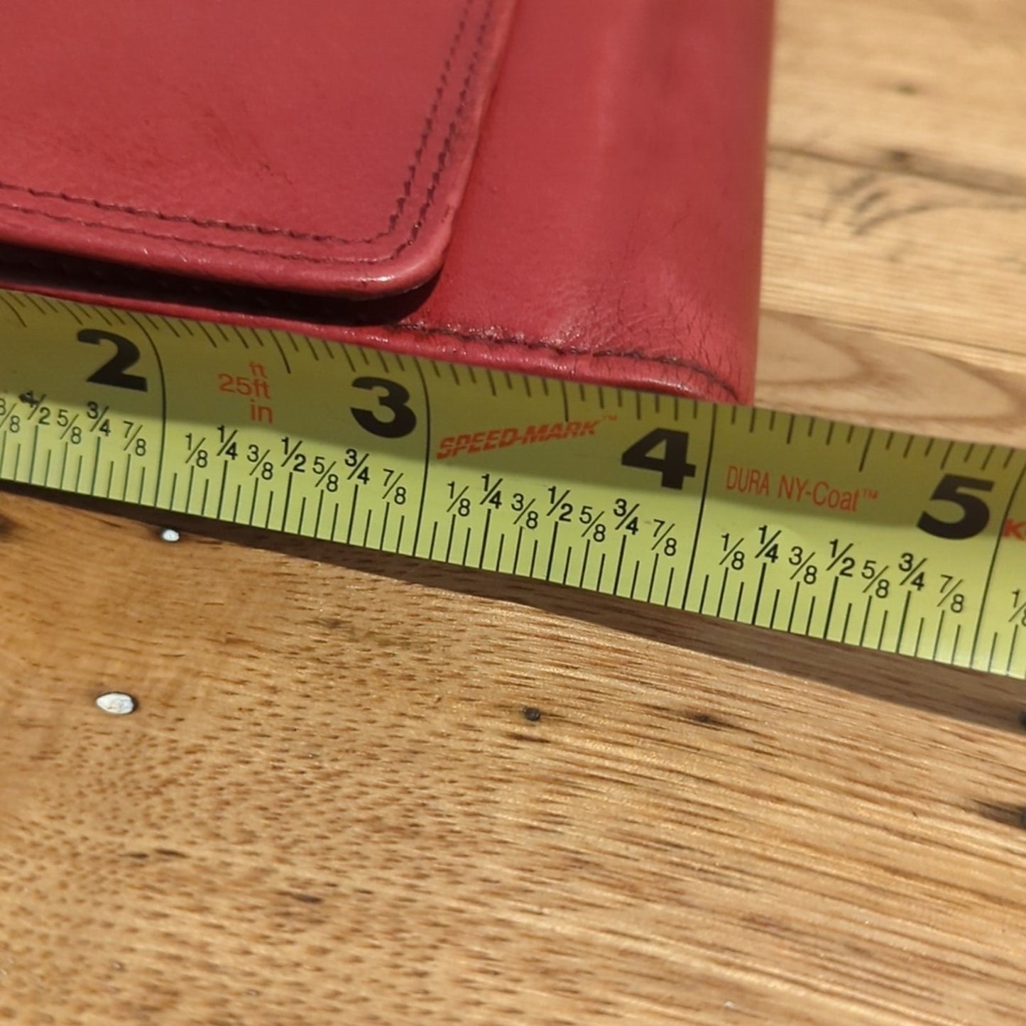 Vintage Rolf's Cherry Red Leather Wallet