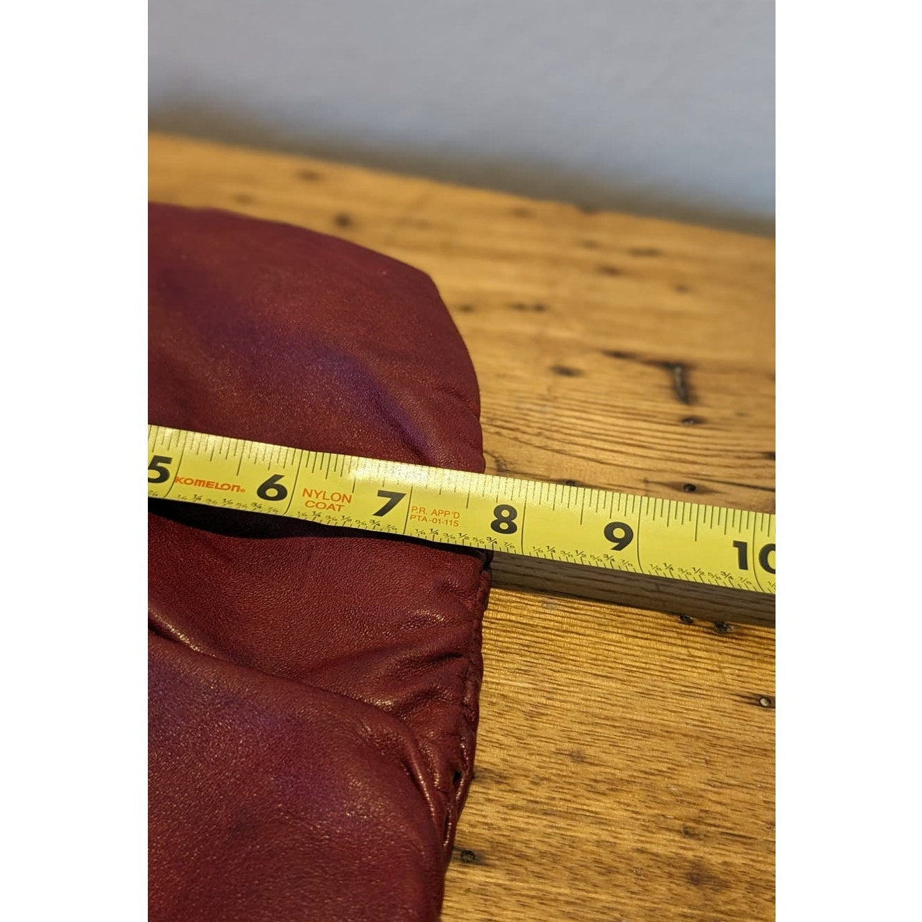 Vintage Letisse Red Leather Clutch Handbag