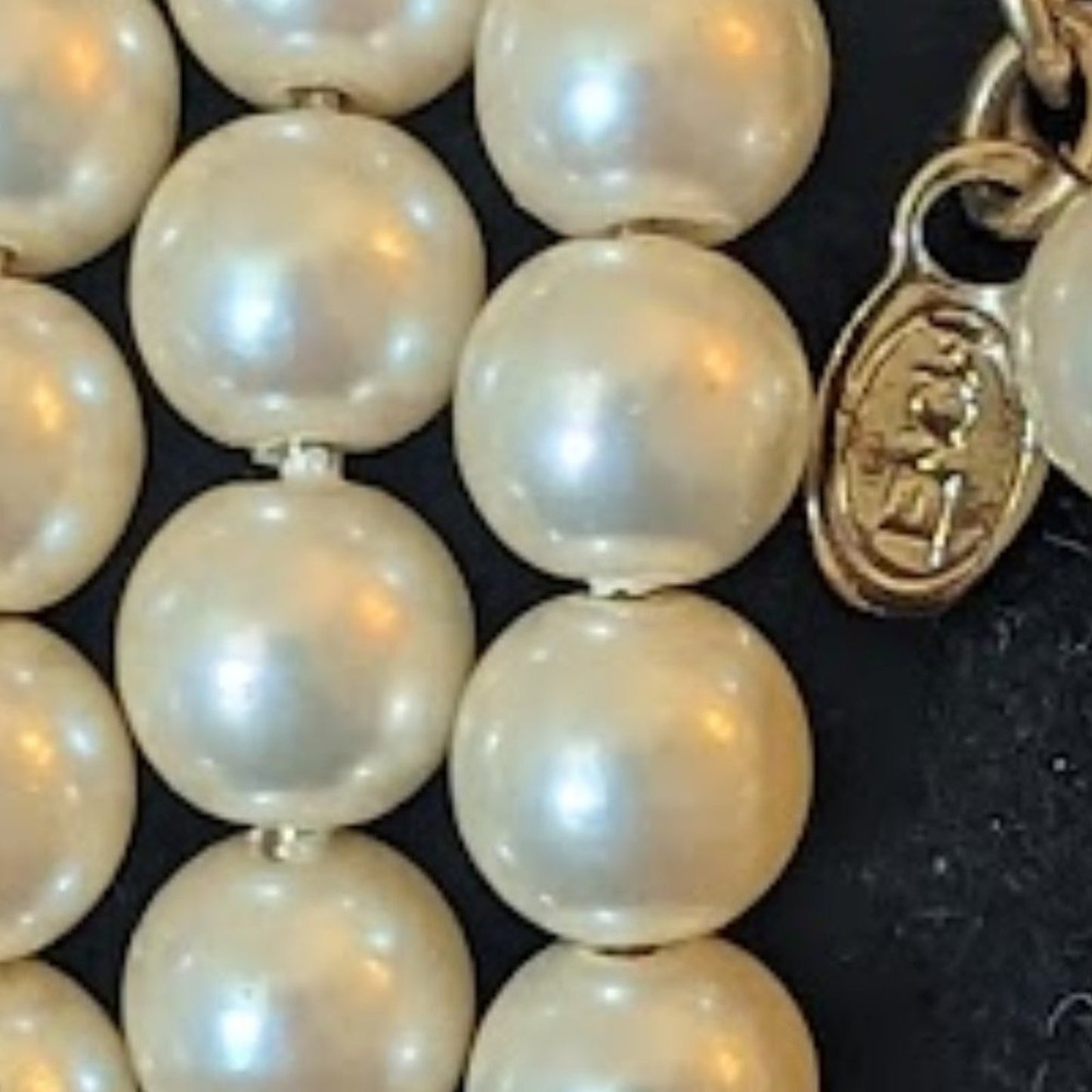 Vintage Monet Classic Timeless Faux Pearl Wire Coil Wrap Bracelet