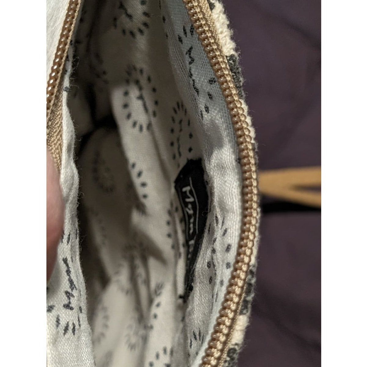 Myra Bag Devious Upcycled Canvas & Cowhide Crossbody Bag