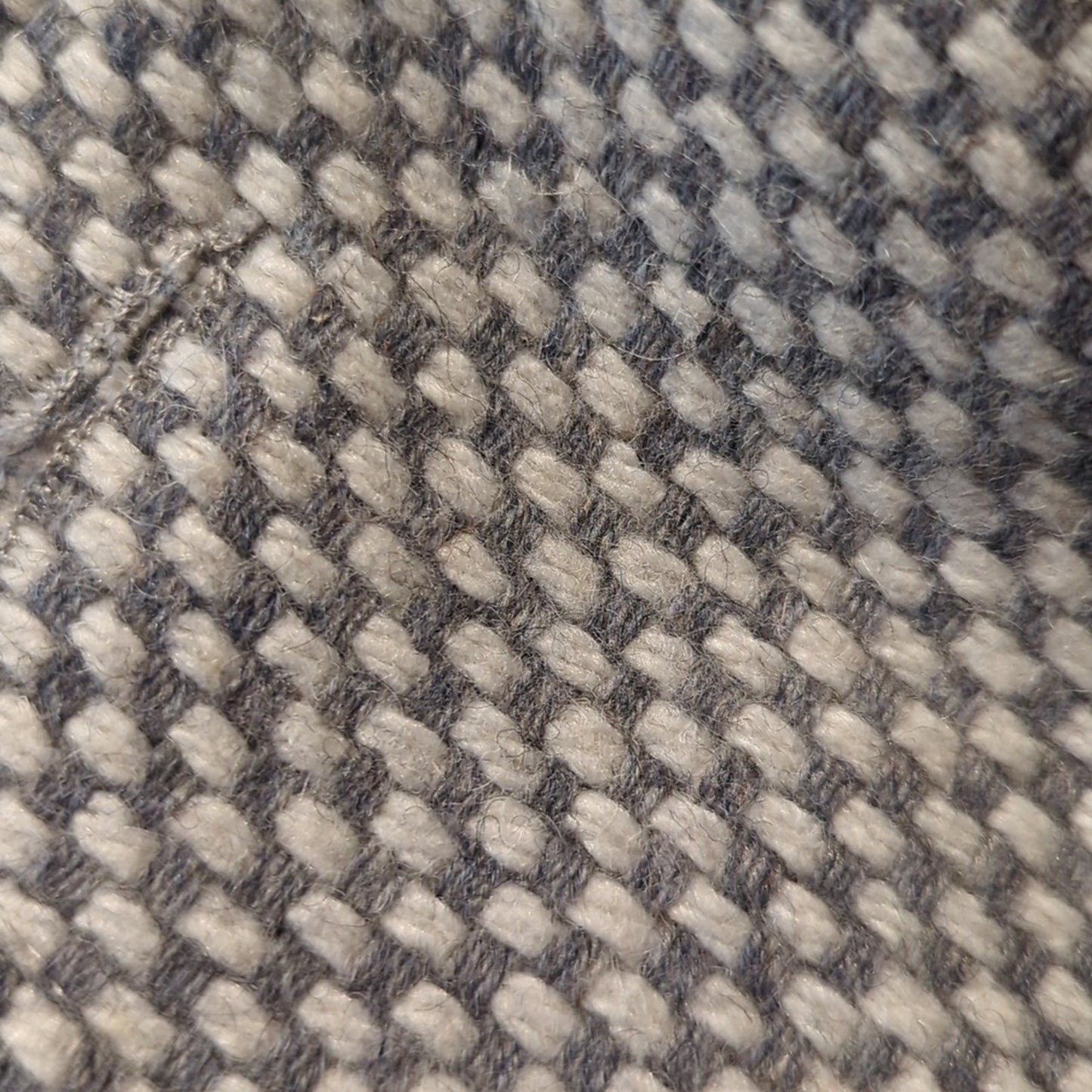 Spencer Douglas Vintage 80s Gray/Cream Tweed Wool Blend Car Coat Womens Sz 12